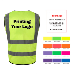 Chaleco de Seguridad de Diseño Único para Trabajo, Alta Visibilidad, Logotipo Personalizado, Material de Algodón Reflectante, Chaleco de Seguridad Ligero - Product Image 3