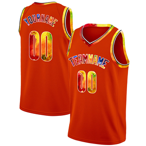Camiseta de Baloncesto Unisex Personalizada con su Propio Logotipo, Transpirable, Antihumedad, Antibacteriana, de Alta Calidad, Servicio OEM - Product Image 5