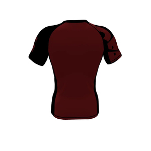 Camiseta de Entrenamiento de Manga Corta para Hombre Saqibandco, Ajustada, de Secado Rápido, de Poliéster, con Logotipo Frontal, para Artes Marciales Mixtas - Product Image 6