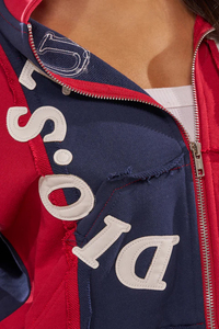 Conjunto Deportivo de 2 Piezas para Mujer, Sudadera Corta sin Mangas con Capucha y Bloques de Color, Pantalones Jogger Holgados, Tejido de Punto, Secado Rápido, Estilo Deportivo Otoñal - Product Image 3