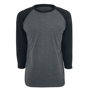 Camisetas Personalizadas al por Mayor para Hombre, 100% Algodón, Manga Larga Raglán, Cuello Acanalado, Impresión de Alta Calidad, Camisetas Casuales - Product Image 6