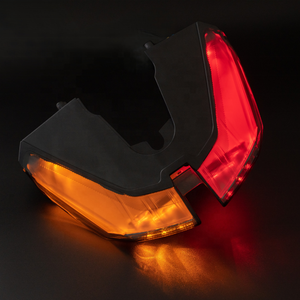 ไฟท้ายมอเตอร์ไซค์ LED พร้อมไฟเลี้ยวในตัว รุ่น Hypermotard ปี 2013 ขึ้นไป มาตรฐาน E-Mark สี Smoke - Product Image 5