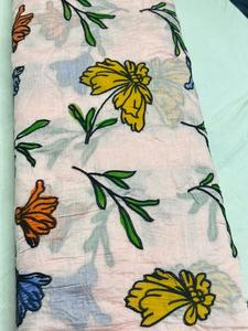 Mull chanderi brush print <b>fabric</b> - Product Image 5