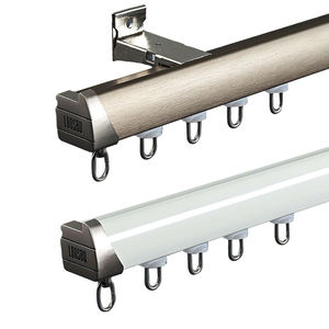 <span class=keywords><strong>Rail</strong></span> de <span class=keywords><strong>rideau</strong></span> Durable de haute qualité curseur de <span class=keywords><strong>rideau</strong></span> muet en métal maison <span class=keywords><strong>Rail</strong></span> de <span class=keywords><strong>rail</strong></span> de <span class=keywords><strong>rideau</strong></span> Flexible en métal en aluminium - Product Image 1