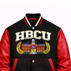 Chaqueta ligera para hombre estilo HBCU, cómoda y personalizada, chaqueta universitaria, chaqueta de colegio, chaqueta varsity hecha a medida. - Product Image 2