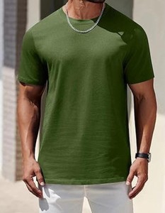 Vente en gros de t-shirts pour hommes de haute qualité, coupe ajustée, 100% coton, design de logo personnalisé, séchage rapide, mode décontractée - Product Image 2