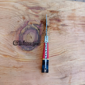 มีดพับได้สำหรับการตั้งแคมป์แบบพกพาเครื่องมือ EDC มีดแบบพกพาด้ามไม้ - Product Image 4