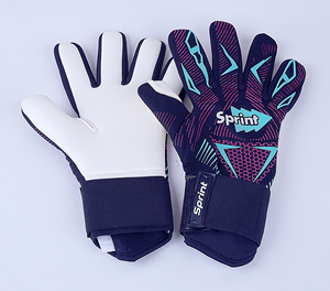 Gants de gardien de but de style hybride pour adultes et enfants avec doublure intérieure en latex souple - Product Image 1
