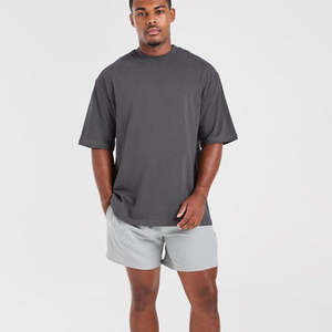 Camiseta Unisex Oversize Transpirable de Poliéster/Algodón Peinado, Personalizable con Serigrafía, de Alta Calidad, con Hombros Caídos y Diseño Liso - Product Image 4