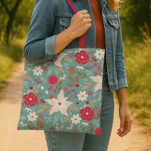 Cotton <b>Canvas</b> <b>Tote</b> <b>Bag</b> with Customized Print and Large Storage Capacity for Retail Packaging and Marketing Use - Product Image 4
