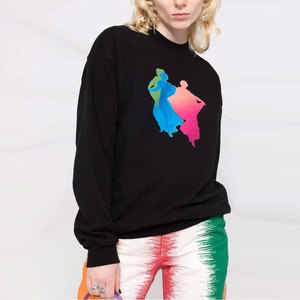 Nueva Colección Otoño/Invierno, Sudaderas de Mujer 100% Algodón Lavado, Tallas Grandes, Diseño de Logotipo Personalizado, Color Sólido - Product Image 6