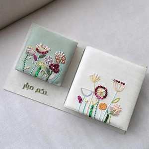 Custom Bead Embroidery <b>sweet</b> b <b>Packaging</b> Box Rectangle Transparent Dessert Candy Box PET Glass Wedding Linen Chocolate Gift Box - Product Image 6