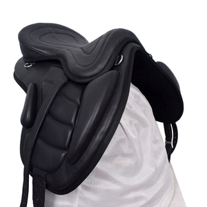 High Quality Freemax Leather Horse <b>Saddle</b> <b>Treeless</b> All Purpose <b>Saddle</b> - Product Image 2