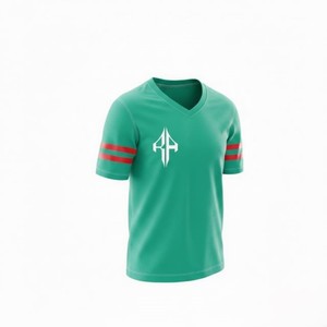เสื้อเจอร์ซีย์อเมริกันฟุตบอลคุณภาพสูงสำหรับผู้ชาย คอวี ผลิตจากโพลีเอสเตอร์ 100% ระบายอากาศได้ดี แห้งเร็ว เหมาะสำหรับฤดูร้อน โดย RIVIAN ATLANTIC - Product Image 4