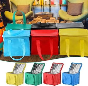 Sacs de livraison de nourriture en gros, sacs à emporter réutilisables avec fermeture éclair pour la livraison de nourriture chaude ou froide - Product Image 4