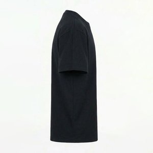 New RTS Custom DTF Logo Black Men's O-neck Shirts High Selling Article High Quality <b>100</b>% Cotton <b>Polyester</b> Highstreet Breathable - Product Image 4