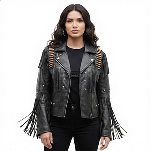 Chaquetas de Cuero para Mujer de Alta Calidad y Bajo Precio, Fabricante Mayorista, Diseño Más Reciente, Chaquetas de Cuero de Moda para Mujer - Product Image 1