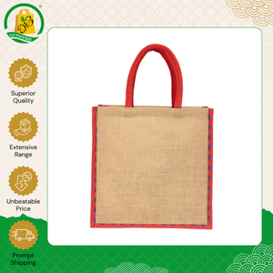 Venta Exclusiva de Bolsas de Yute Ecológicas y Modernas para Uso Diario con Estampado de Puntos en Toda la Superficie a un Precio Accesible - Product Image 2