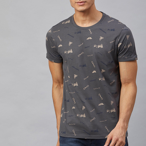 Camisetas de Hombre con Cuello Redondo, Diseño Único, Color Sólido, el Mejor Estilo, Nueva Moda, Último Estilo, Camisetas de Manga Corta para Hombre, Último Diseño - Product Image 1