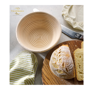 Cesta de Ratán Natural para Fermentar Pan, Cesta para Hornear Pan de Levadura, Utensilios de Panadería Ecológicos - Product Image 6