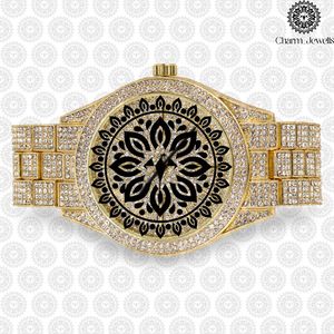 Montre de luxe pour homme Charm Jewells en acier inoxydable, boîtier carré de 40 mm, cadran analogique, cristal saphir, mouvement mécanique 10 - Product Image 2