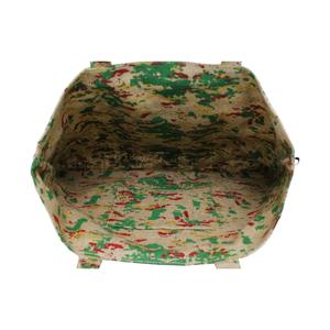 Elegante Diseñador General tres colores impresión personalizada Reversible ambos lados uso yute y algodón bolsa de compras para regalo - Product Image 5