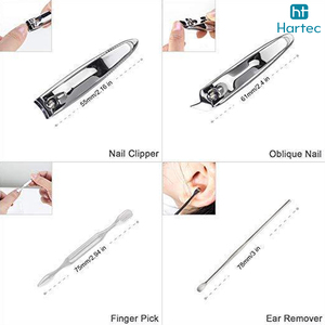 Kit de coupe-ongles au design minimaliste, ensemble professionnel de manucure et pédicure en acier inoxydable, outils de soin de qualité supérieure - Product Image 2