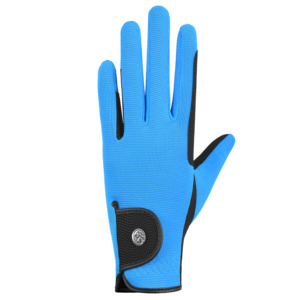 Gants d'équitation haute adhérence en maille, avec grip en silicone texturé, en daim synthétique, tailles junior et adulte, tissu à séchage rapide - Product Image 4