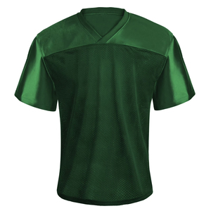เสื้อฟุตบอลตาข่ายแขนสั้นคอวีสำหรับผู้ชายระบายอากาศได้ดีทรงปกติ - Product Image 2