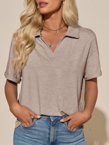 Polos de Mujer de Alta Calidad, Venta Directa, Corte Ajustado, Manga Corta, Diseño Personalizado con Logotipo Bordado, para Negocios - Product Image 5