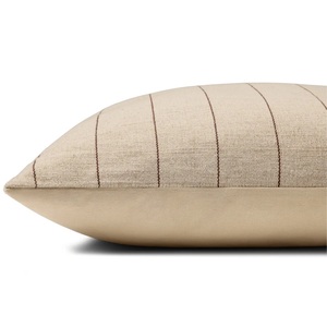 Housse de coussin décorative en coton teint en fil, tissée à rayures, pour canapé, vente en gros - Product Image 5