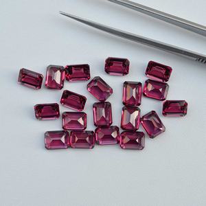 Pierre précieuse naturelle grenat Umbalite 6x8mm, forme octogonale facettée, vente en gros, pierre de grenat non traitée pour la fabrication de bijoux sur mesure - Product Image 4