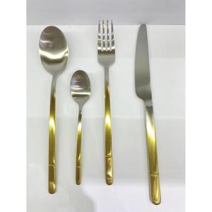 Juego de cubiertos de acero inoxidable de alta calidad con acabado espejo, 7 piezas, para suministros de restaurante, diseño moderno, personalizable. - Product Image 2