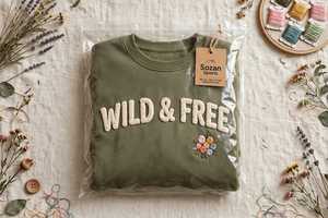 Sudadera extragrande de invierno para mujer, 100% algodón, forro polar, personalizada con estampado o bordado. - Product Image 6