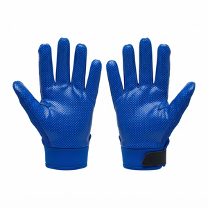 Professional American Football Goal Keeper Gloves with Finger Save Support Breathable Mesh and Strong Ball Handling - Product Image 1