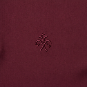 Polo de Manga Corta para Hombre, Color Granate, Algodón Piqué, Logotipo Bordado, Corte Casual, Largo Regular - Product Image 2