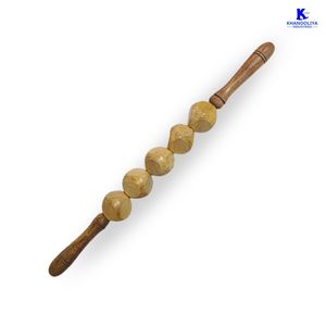 เคสตาร์ เคอาร์เอส อานันด์ โรลเลอร์ ไม้ 5 ลูกกลิ้ง ลูกกลิ้งนวดตัวแบบไม้ บรรเทาอาการปวด กระตุ้นการไหลเวียนโลหิต - Product Image 2