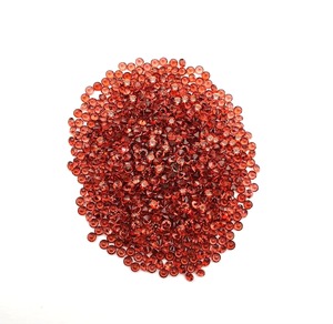 Granate natural de Mozambique, corte redondo facetado, piedra preciosa suelta, granate rojo para la fabricación de joyas, precio al por mayor, a granel, 1.75 mm - Product Image 3