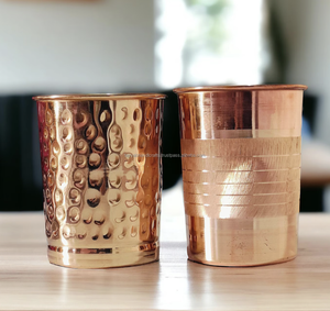 แก้วทองเหลืองดีไซน์พิเศษ ระดับพรีเมียม สไตล์คลาสสิก ชุด 10 ชิ้น ของขวัญทางธุรกิจสำหรับโรงแรม บ้าน และสำนักงาน จากอินเดีย - Product Image 6