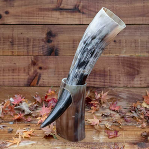 Corne de bœuf naturelle indienne sculptée à la main, style religieux animalier, écologique, haute qualité, taille personnalisée, artisanat - Product Image 3