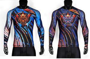 Camiseta de Compresión Personalizada de Spandex con Protección Solar UV UPF 50+ para Hombre, Manga Larga, para Jiu Jitsu, BJJ, MMA - Product Image 6