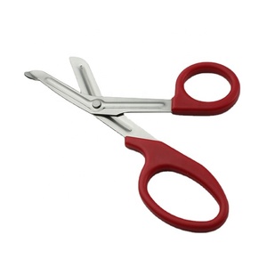 COBECO INSTRUMENTS Ciseaux à pansements manuels de haute qualité avec manche en plastique PP pour infirmières, en acier inoxydable, pour les premiers secours - Product Image 3