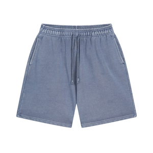 Short de plage pour homme 2026 à imprimé floral numérique, taille haute, respirant, séchage rapide, avec cordon de serrage, en toile 220g 100% coton, logo avant - Product Image 2