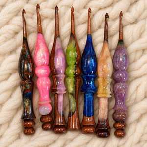 Premium Quality Best Handmade Resin <b>Crochet</b> <b>Hooks</b> Hand Knitting Accessory Comfortable Knitting Needles <b>crochet</b> <b>Hooks</b> - Product Image 2