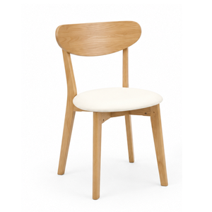 ARTERRA Premium Modern <b>Rustic</b> Rectangle Teak Wood <b>Dining</b> <b>Table</b> <b>Set</b> Tapered Leg <b>Table</b> Upholstered Chairs - Product Image 2