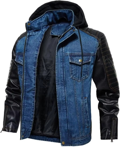 Chaquetas de mezclilla para hombre del fabricante, de alta calidad, transpirables y de secado rápido, chaqueta de mezclilla para hombre, ropa para hombre - Product Image 5