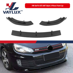 Kit carrosserie de haute qualité pour <span class=keywords><strong>Golf</strong></span> 6 <span class=keywords><strong>GTI</strong></span> style ABT, lèvre avant 3 pièces, accessoires auto, pare-chocs, produits en promotion - Product Image 1