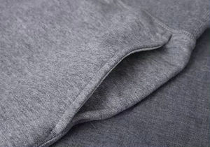 Pantalones Deportivos Grises para Hombre, Cintura Elástica, Bolsillos Laterales, Transpirables, Tejidos, Casuales, para Otoño - Product Image 4