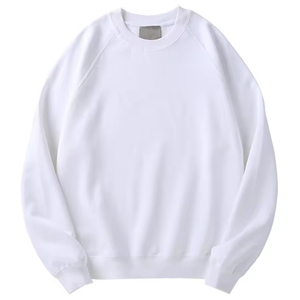 เสื้อสเวตเชิ้ตผู้ชายขายส่ง เสื้อฮู้ดลำลอง คอกลม เสื้อผ้าสตรีทแวร์ผู้ชาย ผ้าฝ้ายเทอร์รี่ 100% สเวตเชิ้ตปักโลโก้ตามสั่ง - Product Image 3