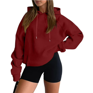 Sudadera con Capucha Estampada para Mujer, Talla Única, Formal, con Logotipo Frontal, Tejida, para Gimnasio y Fitness, para Otoño - Product Image 6